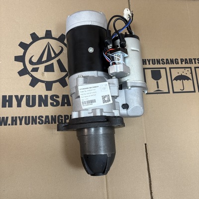 Hyunsang Excavator Parts Starter Motor 600-813-9323 for Komatsu Loader WA500 PC360-7 PC400-7