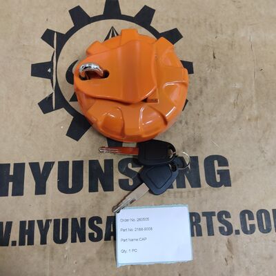 Excavator Parts Fuel Tank Cap 2188-9008 For DX225 DX305 DX330 DX220-7 DH220-5 DH340-5