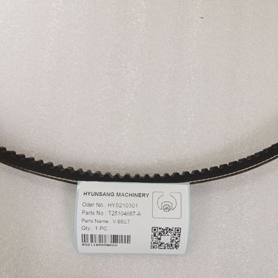 Mitsubishi Diesel Engine Parts V-Belt T25104687-A T25104533 T19052802 T19052969