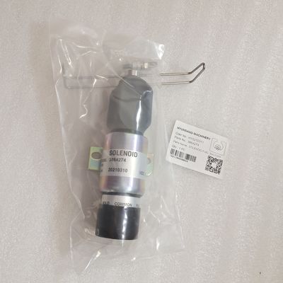 Construction Machinery Parts 1751-2467UIBIS5A 3864274 24V Fuel Shutdown Solenoid For HD700-5