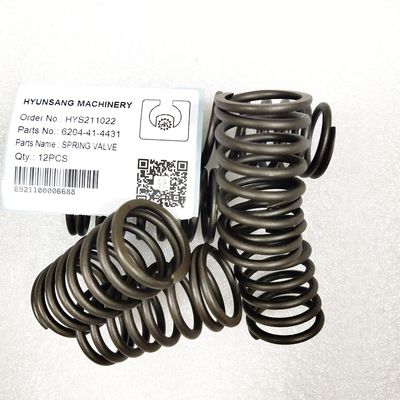 Valve Spring 6204-41-4431 705-17-02881 Excavator Parts For 4D95L