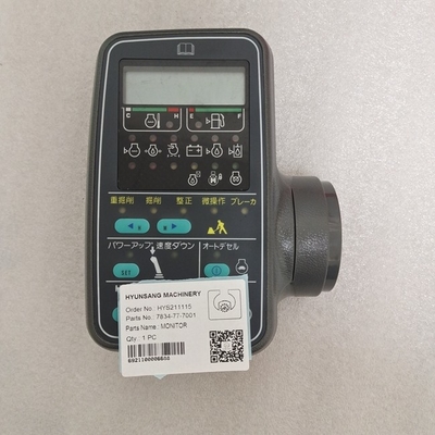 Excavator Electrical Parts Monitor 7834-77-7001 7834-71-6000 7834-71-6001 7834-71-6102 For PC340 PC380