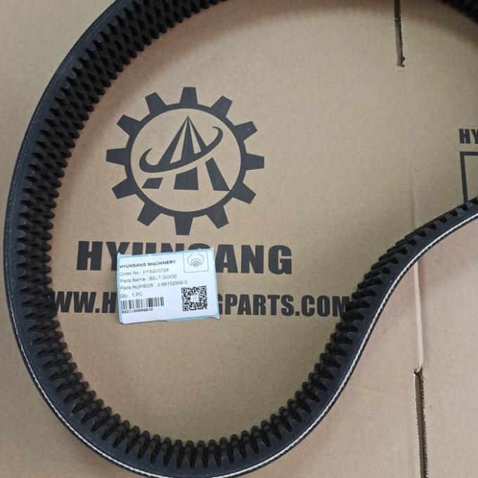 Excavator Engine Parts Fan Belt 8-98152906-0 8981529060 For ZX200 ZX210 ...